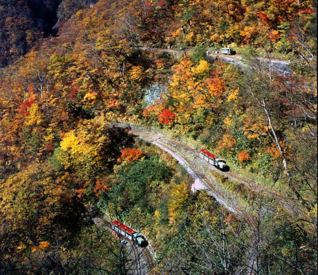 立山砂防工事専用軌道