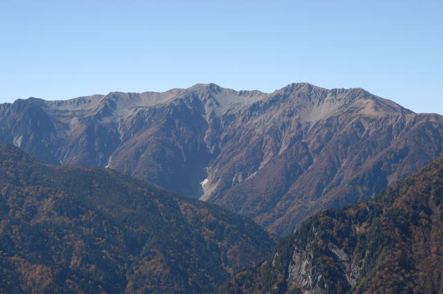 薬師岳の圏谷群